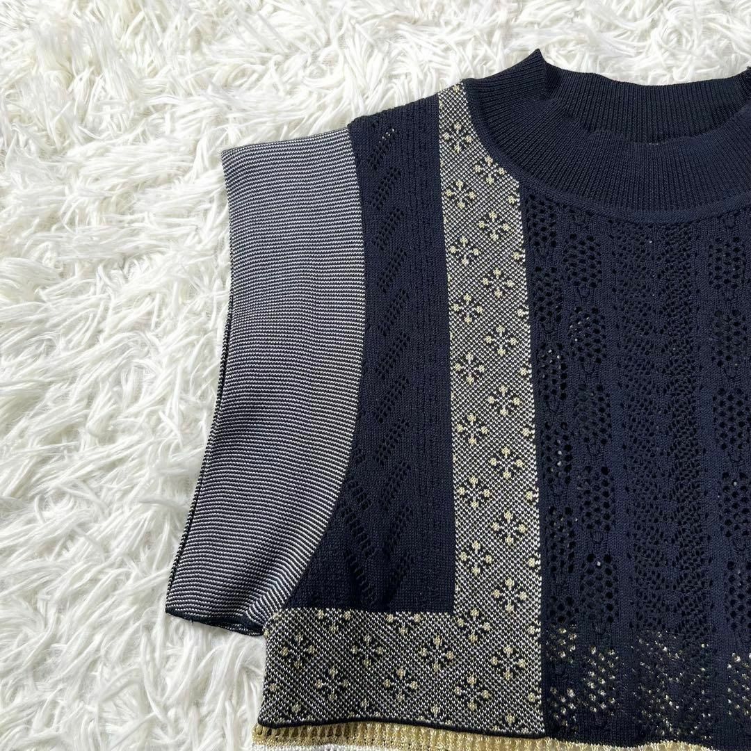 極美品】Mame Kurogouchi フリンジ レース サマーニットベストの通販