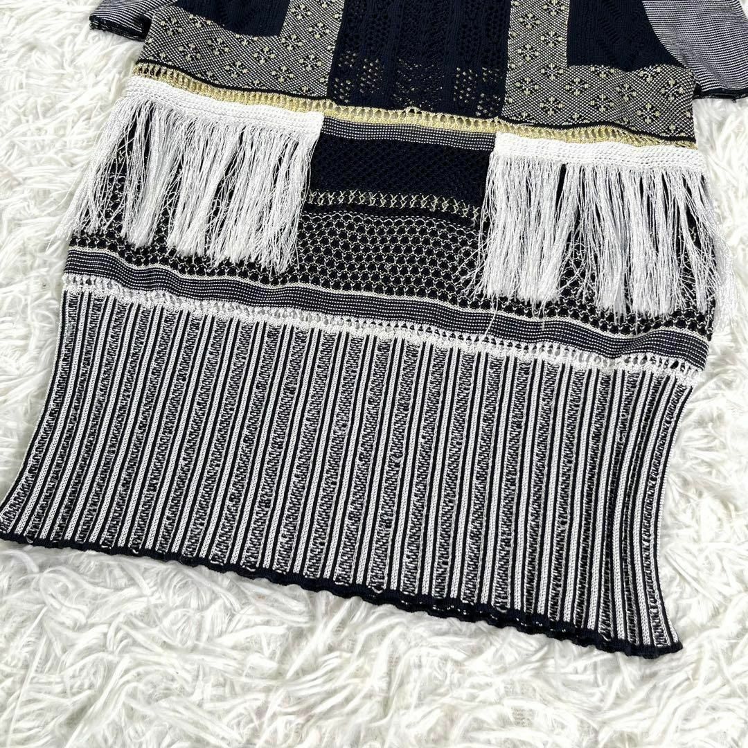 極美品】Mame Kurogouchi フリンジ レース サマーニットベストの通販