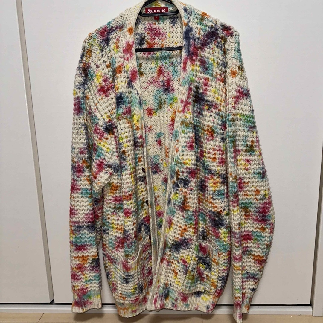 Supreme Waffle Knit Cardigan  野村周平着用Largeカラー