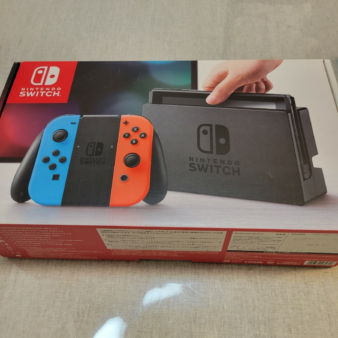 Nintendo Switch - Nintendo Switch 本体 ネオンブルー/ネオンレッドの ...