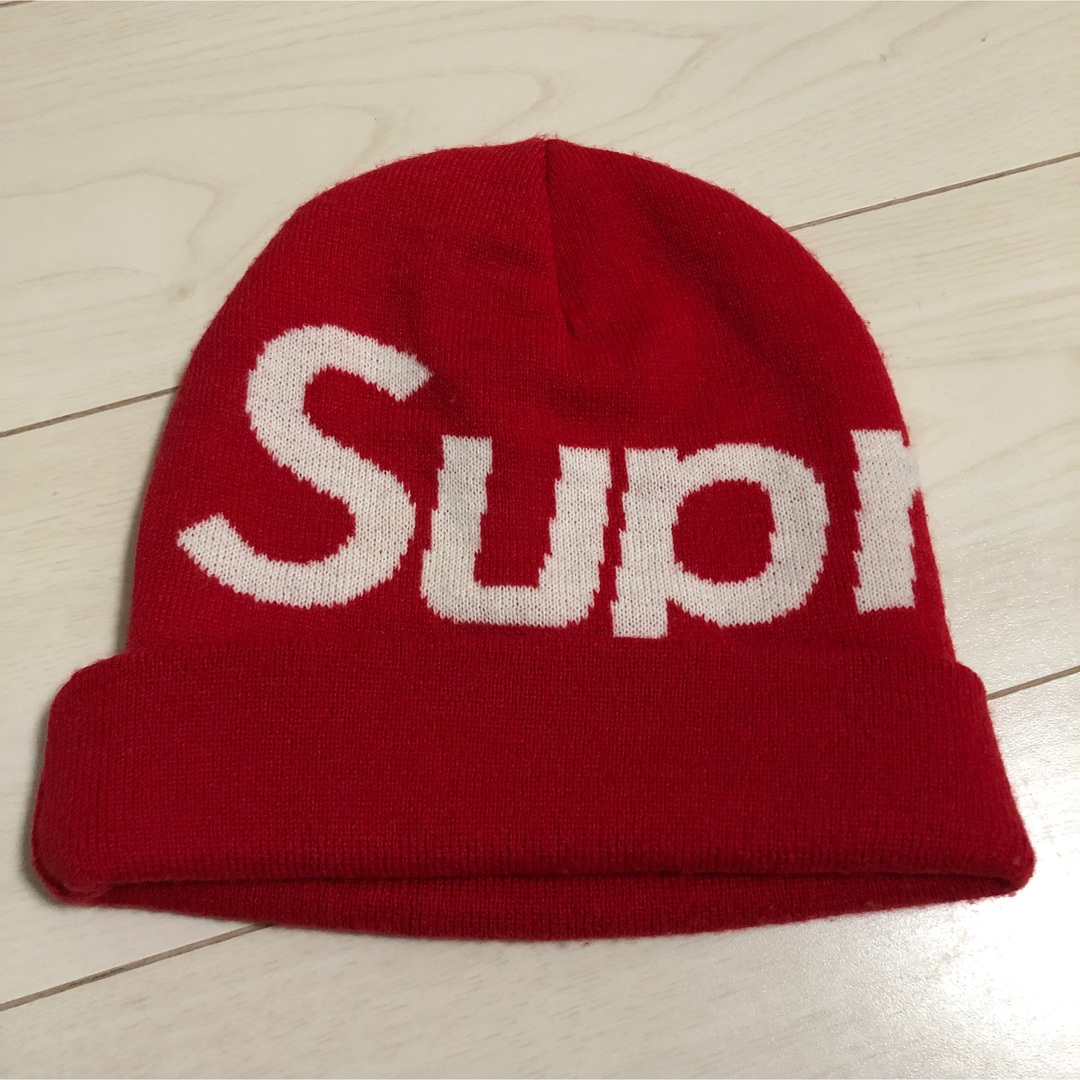 Supreme Big Logo ビーニー帽子