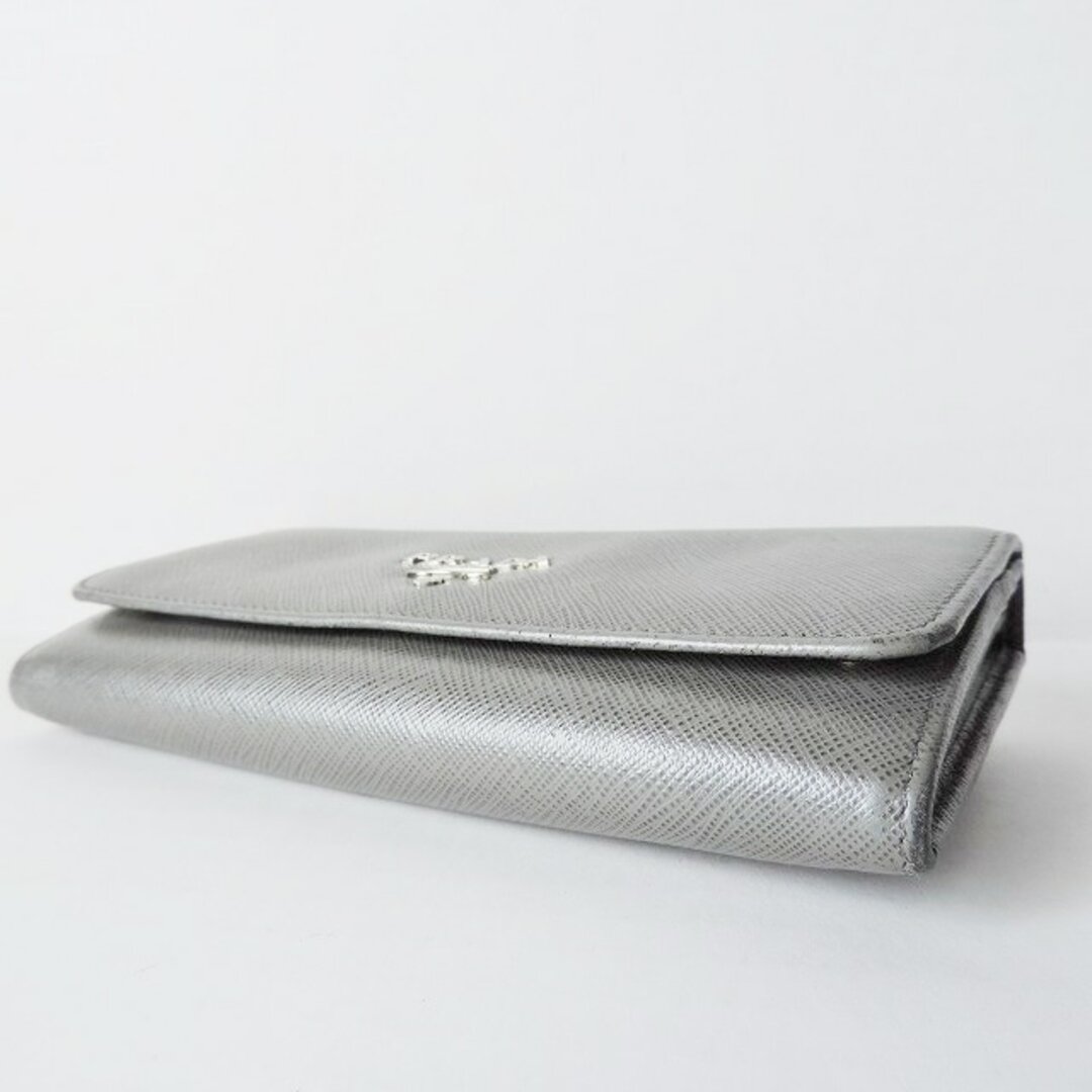 PRADA - PRADA(プラダ) 長財布 - グレー レザーの通販 by ブランディア