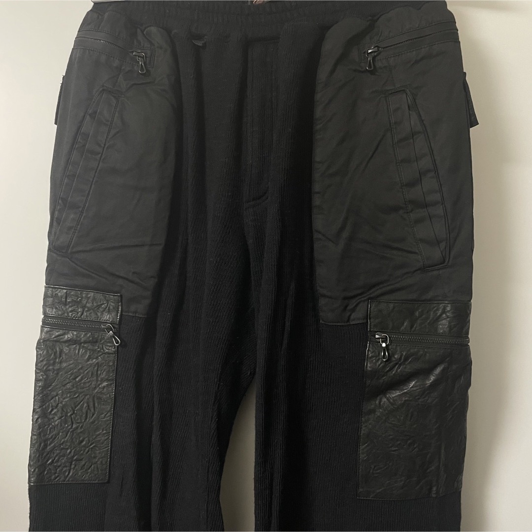 undercover アンダーカバー ドッキングパンツ レザー 2