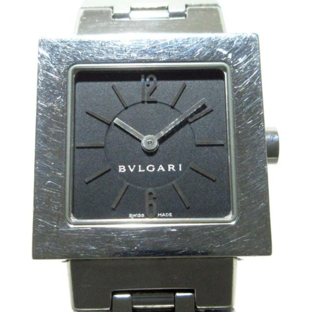 ブルガリ 腕時計 クアドラード SQ22SS 黒のサムネイル