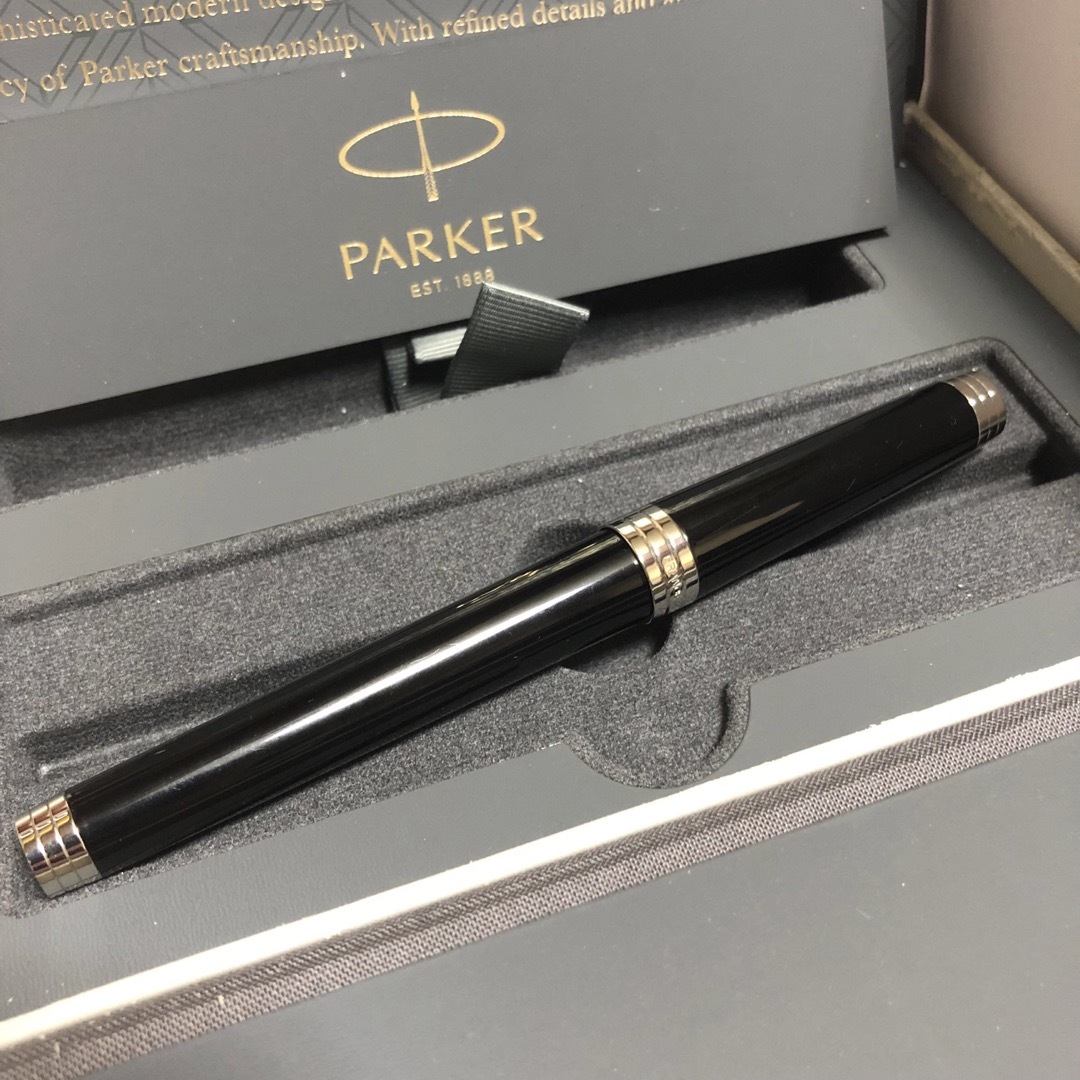 Parker(パーカー)の☆廃番品 パーカー 万年筆 プリミエ ラックブラックCT ニブF☆ インテリア/住まい/日用品の文房具(ペン/マーカー)の商品写真