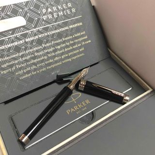 パーカー(Parker)の☆廃番品 パーカー 万年筆 プリミエ ラックブラックCT ニブF☆(ペン/マーカー)