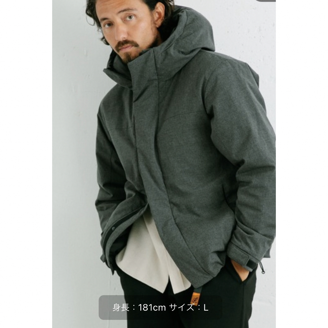 URBAN RESEARCH ROSSO(アーバンリサーチロッソ)の美品 丸井織物ハイブリットフードダウン メンズのジャケット/アウター(ダウンジャケット)の商品写真