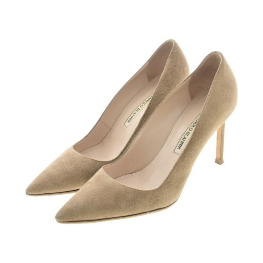 MANOLO BLAHNIK - MANOLO BLAHNIK パンプス EU38(24.5cm位) ベージュ