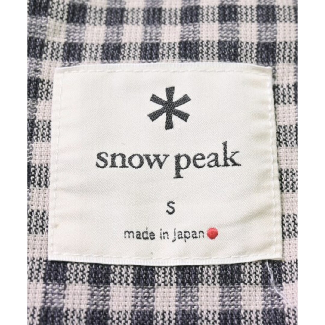 Snow Peak(スノーピーク)のsnow peak ショートパンツ S グレーxベージュ(チェック) 【古着】【中古】 メンズのパンツ(ショートパンツ)の商品写真