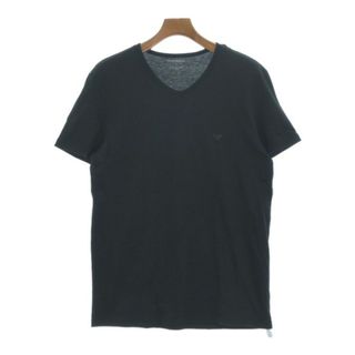 エンポリオアルマーニ(Emporio Armani)のEMPORIO ARMANI エンポリオアルマーニ Tシャツ・カットソー M 黒 【古着】【中古】(Tシャツ/カットソー(半袖/袖なし))