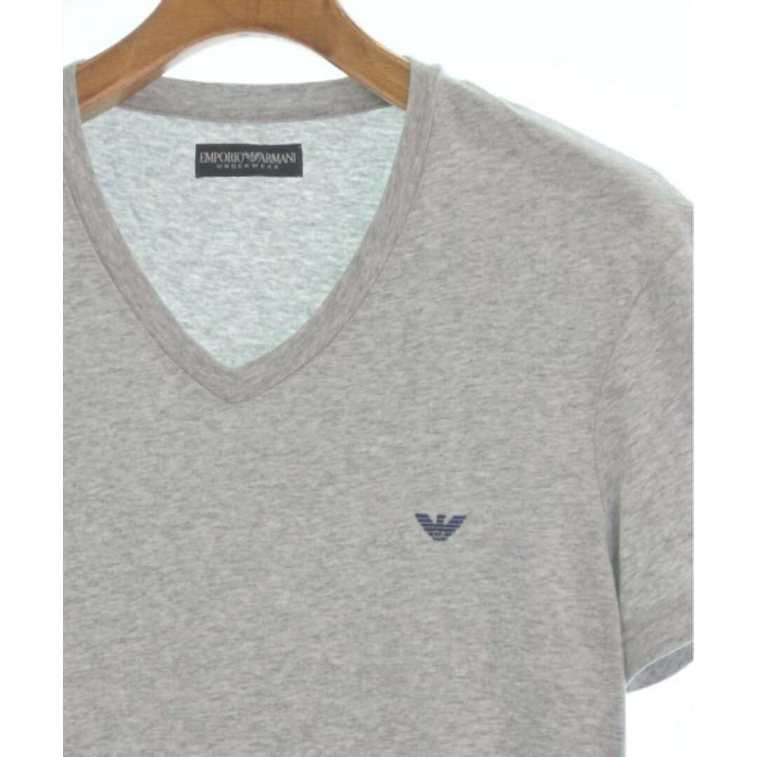 Emporio Armani(エンポリオアルマーニ)のEMPORIO ARMANI Tシャツ・カットソー XL グレー 【古着】【中古】 メンズのトップス(Tシャツ/カットソー(半袖/袖なし))の商品写真