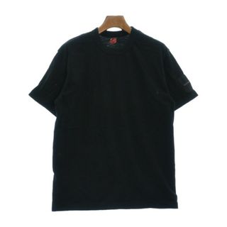 ヨウジヤマモト(Yohji Yamamoto)のYOHJI YAMAMOTO ヨウジヤマモト Tシャツ・カットソー L 黒 【古着】【中古】(カットソー(半袖/袖なし))