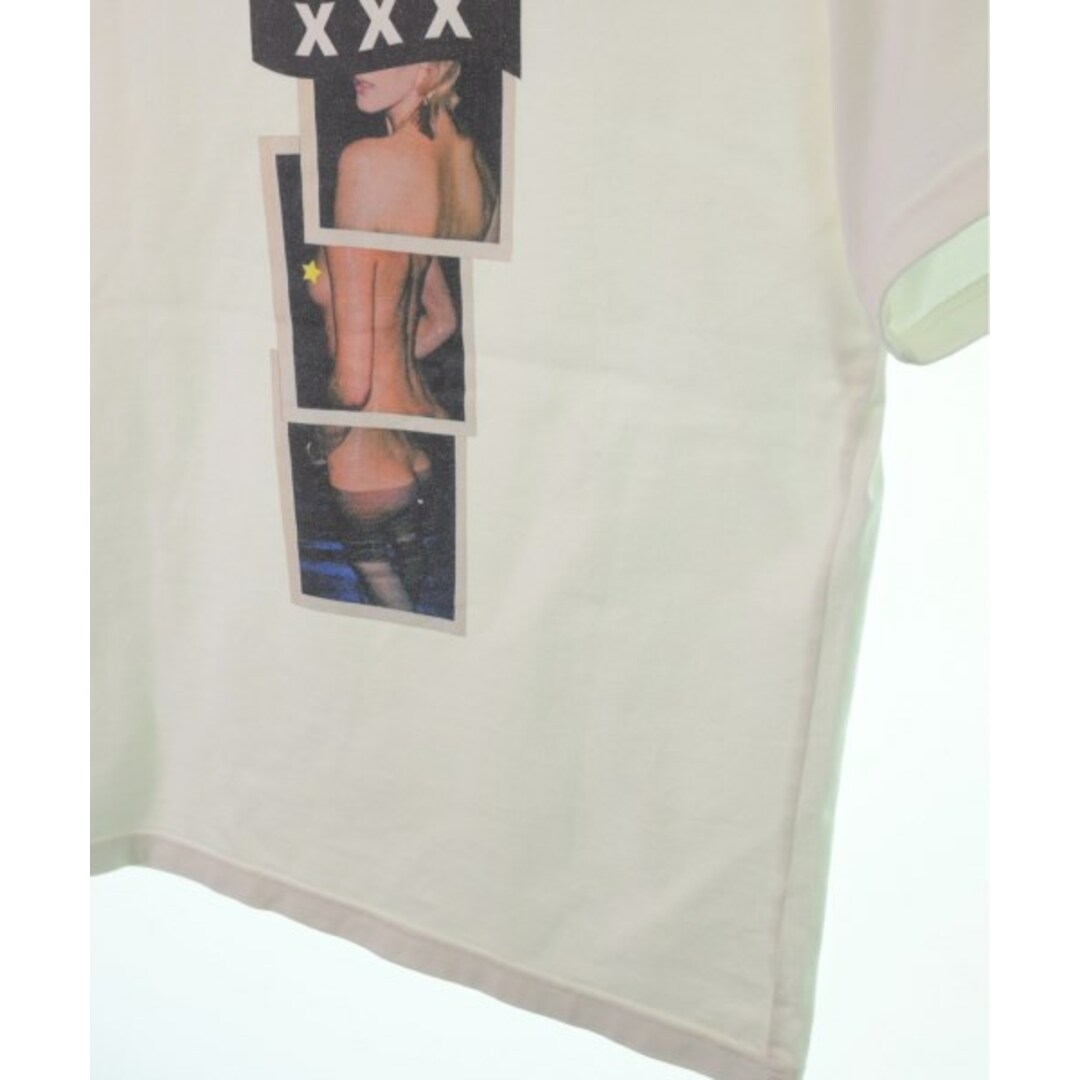 GOD SELECTION XXX(ゴッドセレクショントリプルエックス)のGOD SELECTION XXX Tシャツ・カットソー S 白 【古着】【中古】 レディースのトップス(カットソー(半袖/袖なし))の商品写真