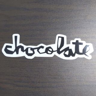 chocolate - (縦4.1cm横13.5cm)chocolate チョコレート　ステッカー