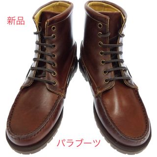 パラブーツ(Paraboot)の極美品◆Paraboot パラブーツ FREHEL レザー モカシンブーツ 6 (その他)