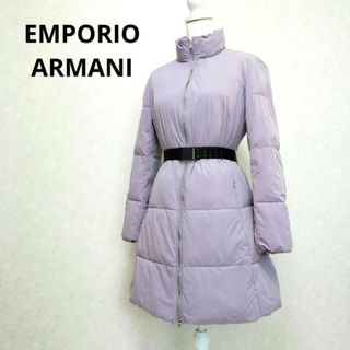 EMPORIO ARMANI　ゴムベルト付きロングコート