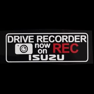 いすづ ドラレコ  ドライブレコーダー いすず ステッカー I-C(車外アクセサリ)