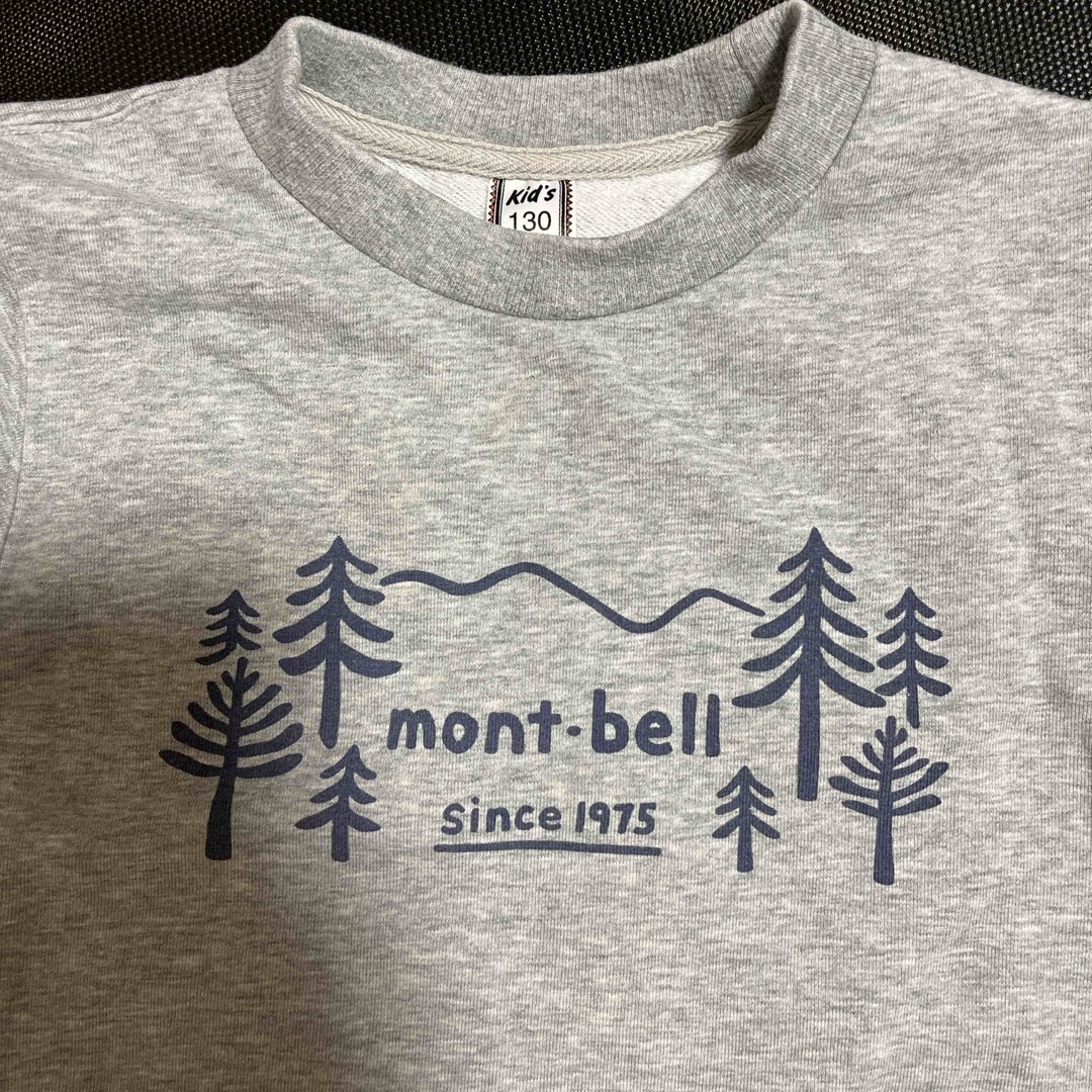 mont bell(モンベル)のmontbell  モンベル　スウェット　トレーナー キッズ/ベビー/マタニティのキッズ服男の子用(90cm~)(Tシャツ/カットソー)の商品写真