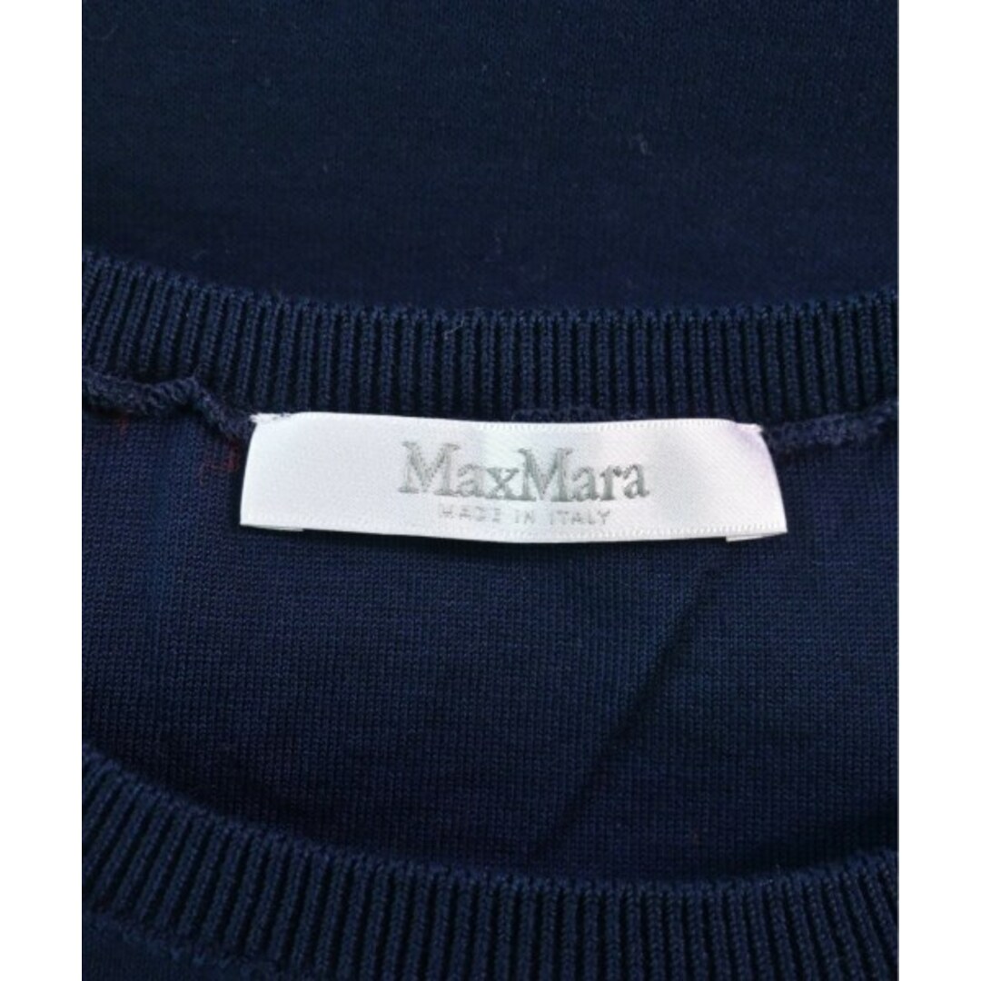 Max Mara(マックスマーラ)のMax Mara マックスマーラ Tシャツ・カットソー S 紺 【古着】【中古】 レディースのトップス(カットソー(半袖/袖なし))の商品写真