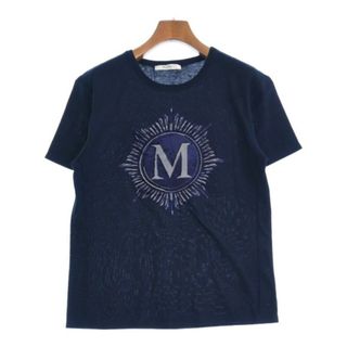 マックスマーラ(Max Mara)のMax Mara マックスマーラ Tシャツ・カットソー S 紺 【古着】【中古】(カットソー(半袖/袖なし))