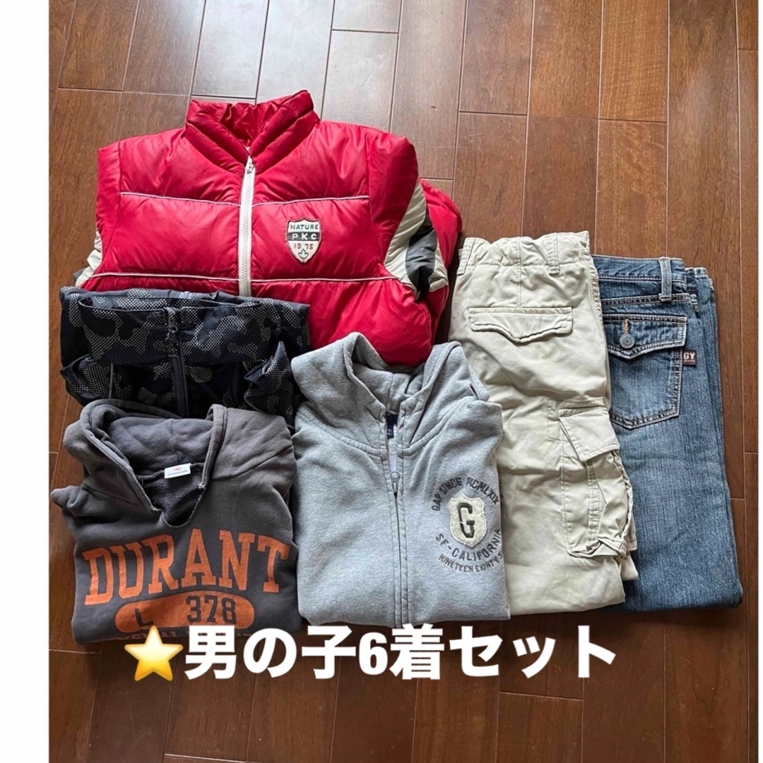 GAP Kids(ギャップキッズ)のまとめ売り 男の子 140 150 6点セット キッズ/ベビー/マタニティのキッズ服男の子用(90cm~)(その他)の商品写真