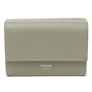 未使用品 CELINE ラージジップウォレット カーキ 156