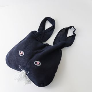 ミナペルホネン(mina perhonen)のミナペルホネン mina perhonen usa bag リネン ウサバッグ 大 /ネイビー ハンドバッグ トートバッグ【2400013613682】(ハンドバッグ)