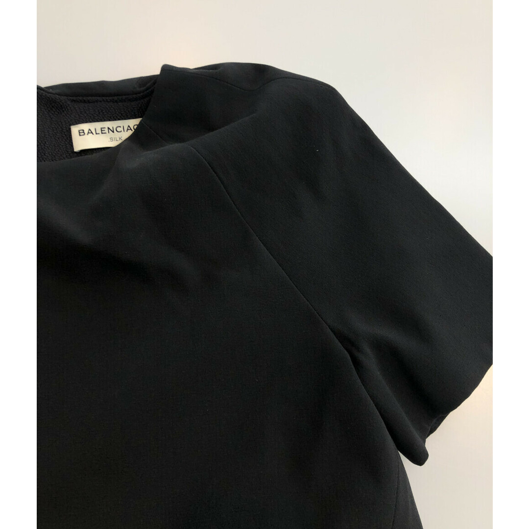 Balenciaga(バレンシアガ)のバレンシアガ Balenciaga 半袖シルクワンピース レディース 36 レディースのトップス(その他)の商品写真