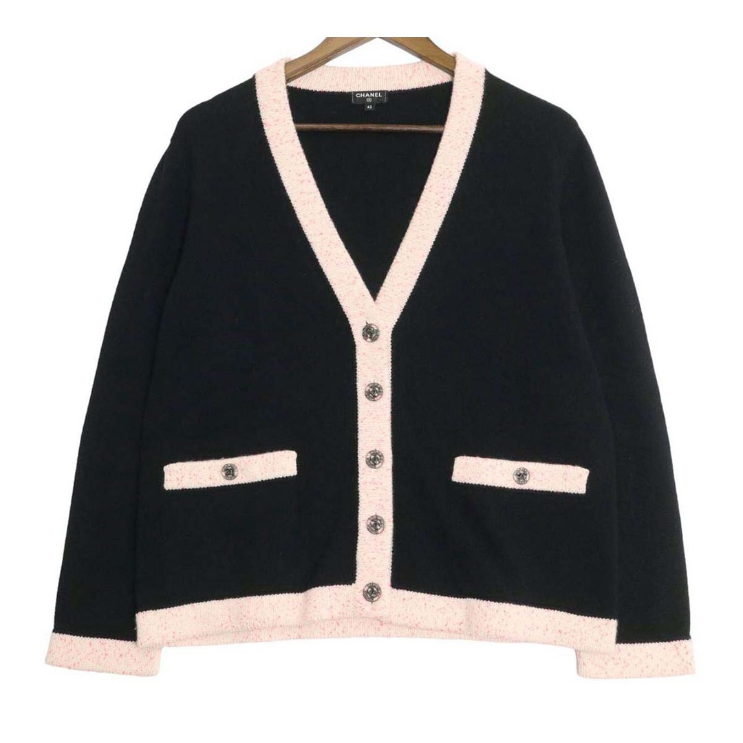 CHANEL - シャネル ココマーク カシミヤ カーディガン P64359K60197