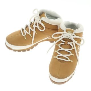 ティンバーランド(Timberland)の【中古】ティンバーランド Timberland ヌバック ミドルカット スニーカー トレッキングブ―ツ ベージュ【サイズ23.5】【レディース】(スニーカー)