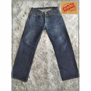 ドゥニーム(DENIME)のDENIME ドゥニーム 革パッチ インディゴブルー　　3517(デニム/ジーンズ)