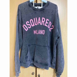 DSQUARED2 ディースクエアード トレーナー GU0466 S25555 メンズ 962 アイボリー Lサイズ