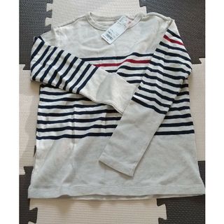 ユニクロ(UNIQLO)のユニクロ UNIQLO 150cm キッズ タグ付き 新品 未使用 ボーダー(ニット)