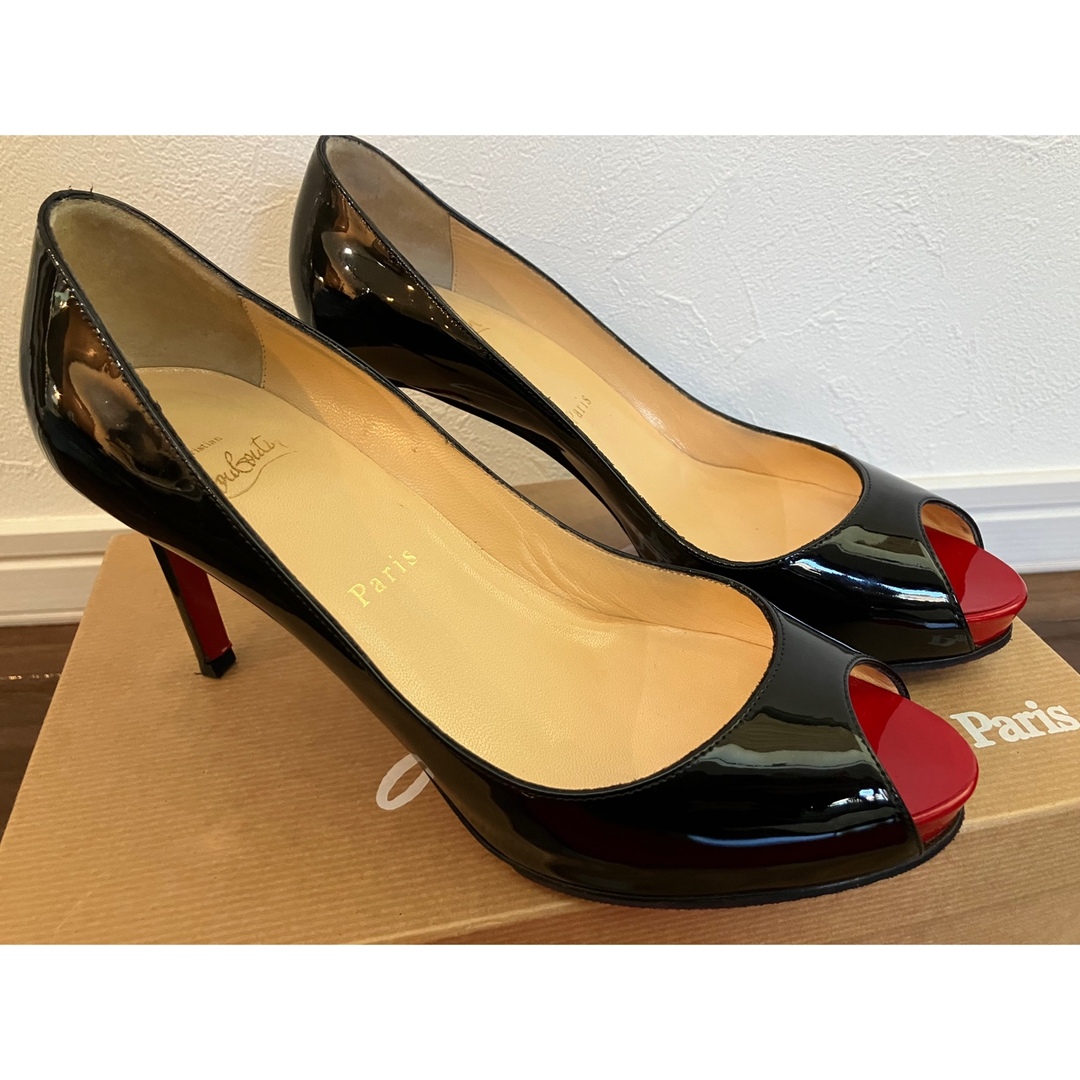 Christian Louboutin(クリスチャンルブタン)のChristian Louboutin オープントゥ 36.5 レディースの靴/シューズ(ハイヒール/パンプス)の商品写真