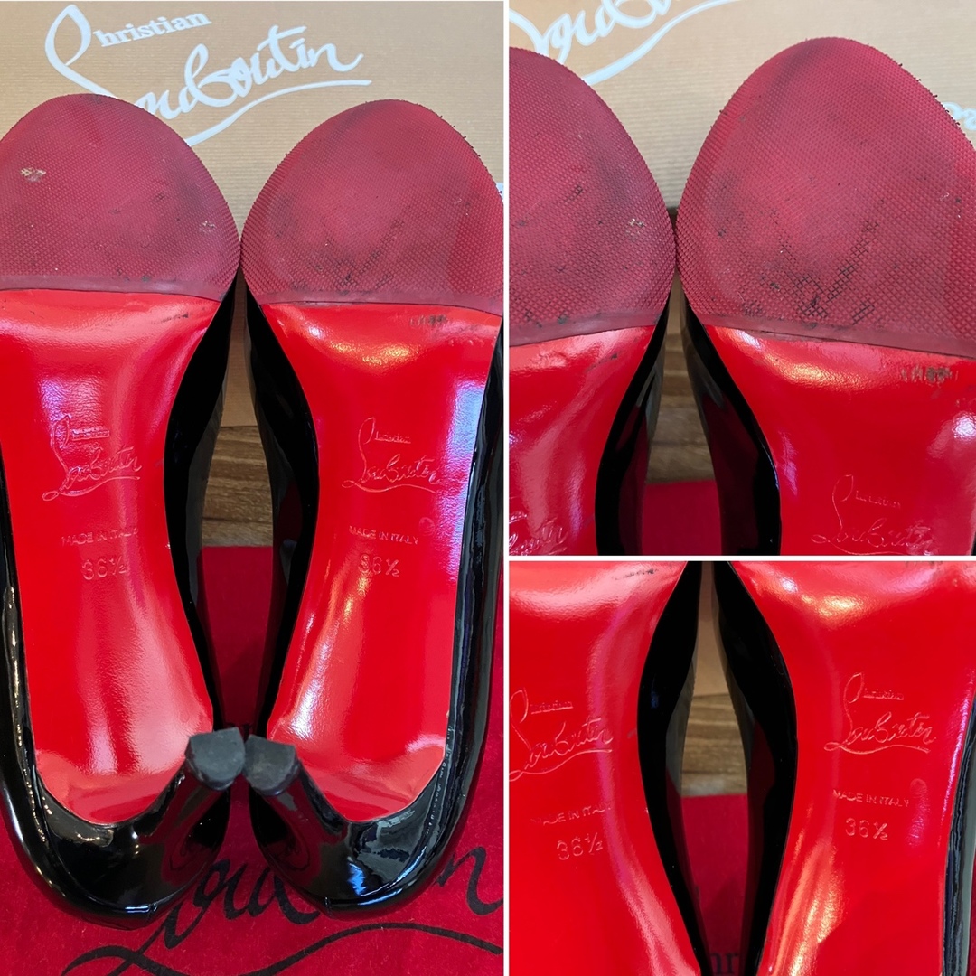 Christian Louboutin(クリスチャンルブタン)のChristian Louboutin オープントゥ 36.5 レディースの靴/シューズ(ハイヒール/パンプス)の商品写真