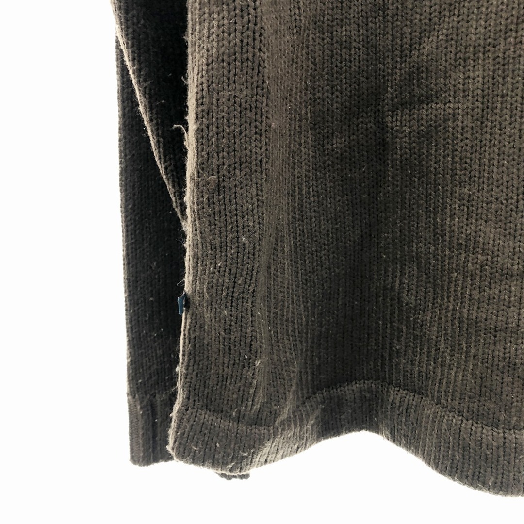 状態汚れINNOCENTI ハイネック コーデュロイジャケット 防寒  アメカジ フルジップ ブラウン (メンズ XL)   P1038