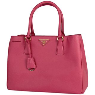 プラダ(PRADA)のプラダ ロゴプレート ハンドバッグ レディース 【中古】(ハンドバッグ)