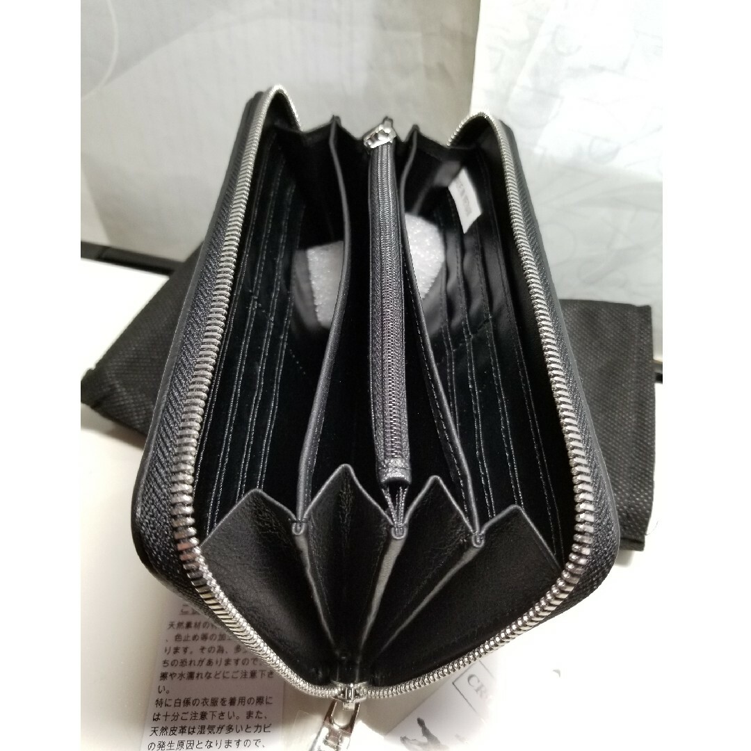 本物ナイル☆クロコダイル 本革☆パッチワーク☆ ラウンド 長財布