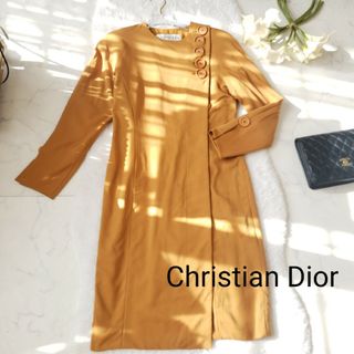 【超レア】Christian Dior ロゴ金具 ロングワンピース