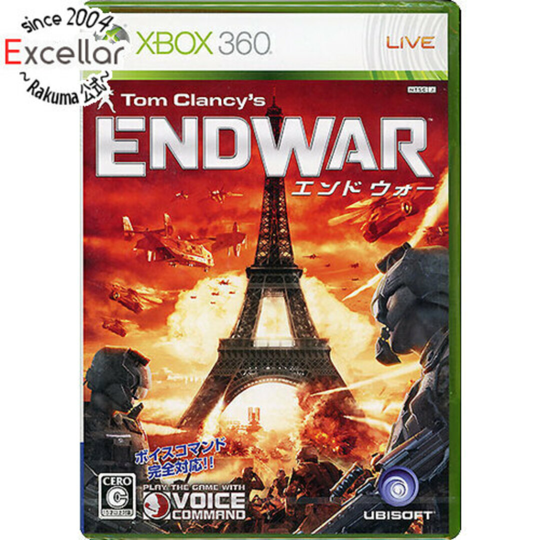 Xbox360(エックスボックス360)のエンド ウォー　XBOX 360 エンタメ/ホビーのゲームソフト/ゲーム機本体(家庭用ゲームソフト)の商品写真