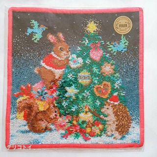 フェイラー(FEILER)のフェイラー　ハンカチ　リトルクリスマスナイト　新品　未使用　未開封　ピンク(ハンカチ)