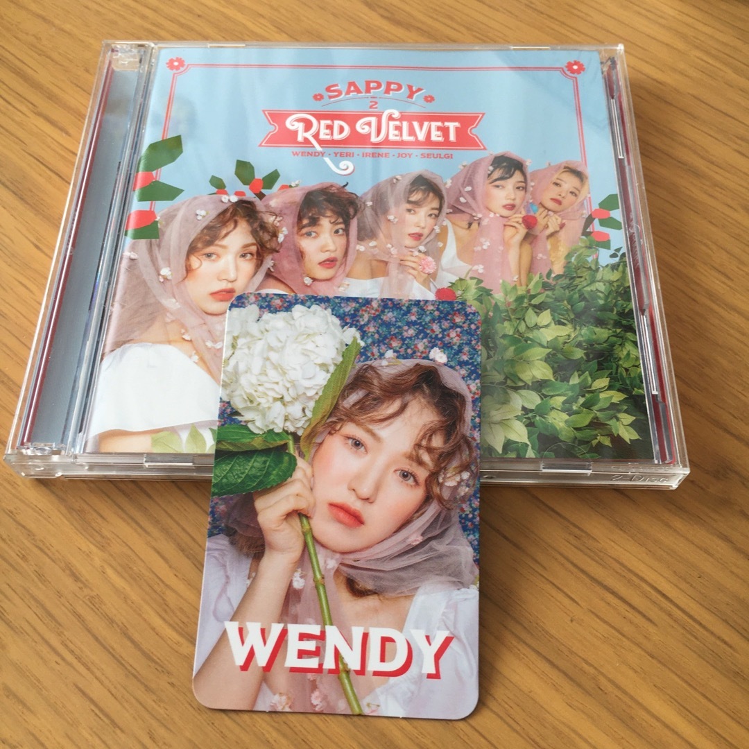 red velvet SAPPY ［CD+DVD］ ウェンディ トレカの通販 by 。｜ラクマ