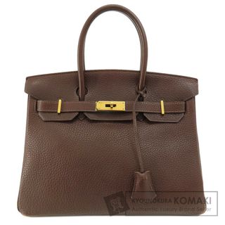 エルメス(Hermes)のHERMES バーキン30 ブラウン ゴールド金具 ハンドバッグ トリヨン レディース(ハンドバッグ)