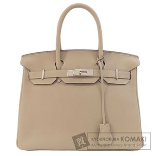 エルメス(Hermes)のHERMES バーキン30 トゥルティエールグレー シルバー金具 ハンドバッグ トゴ レディース(ハンドバッグ)