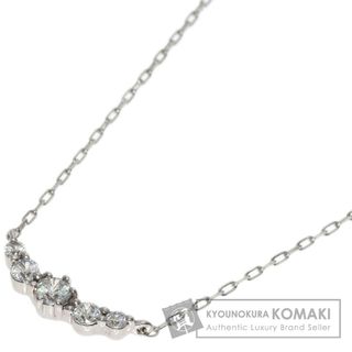 ヨンドシー(4℃)の4℃ キュービックジルコニア ネックレス K10WG レディース(ネックレス)