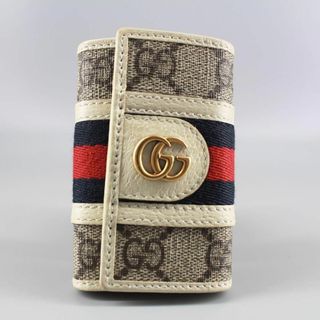 グッチ(Gucci)の美品 GUCCI オフィディア キーケースGGマーモント シェリーライン 6連(キーケース)