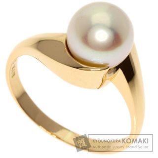 (新品仕上げ済）タサキ TASAKI 田崎 パール シトリン リング 指輪 約12号 K18 YG × パール × シトリン 2.58ct パール 約7.4ミリ 9099