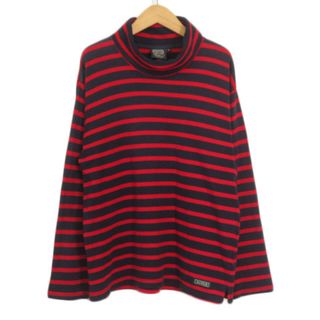 エーグル(AIGLE)のエーグル AIGLE カットソー ボーダー ハイネック コットン M (Tシャツ/カットソー(七分/長袖))