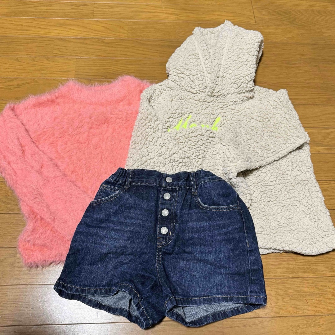 H&M(エイチアンドエム)の女の子 140 まとめ売り トップス ショーパン キッズ/ベビー/マタニティのキッズ服女の子用(90cm~)(ニット)の商品写真