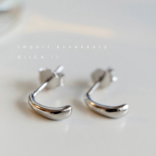 プラージュ(Plage)の【SILVER925】ピアス/金属アレルギー対応/シルバー925/ドロップピアス(ピアス)